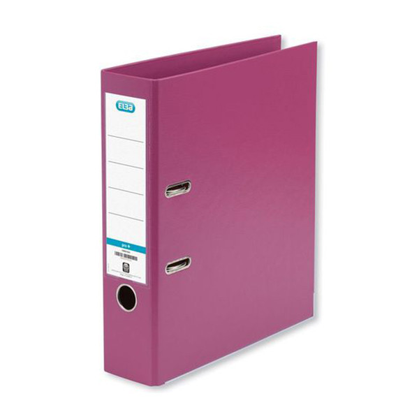 Elba A4 lever arch file | Elba Smart Pro+ polypropylene | pink 80mm 100023300 237679 - 1