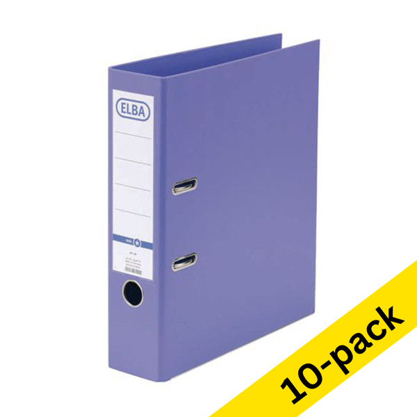 Elba A4 lever arch file | Elba Smart Pro+ polypropylene | purple 80mm 10-pack 100202167PRS10 237701 - 1