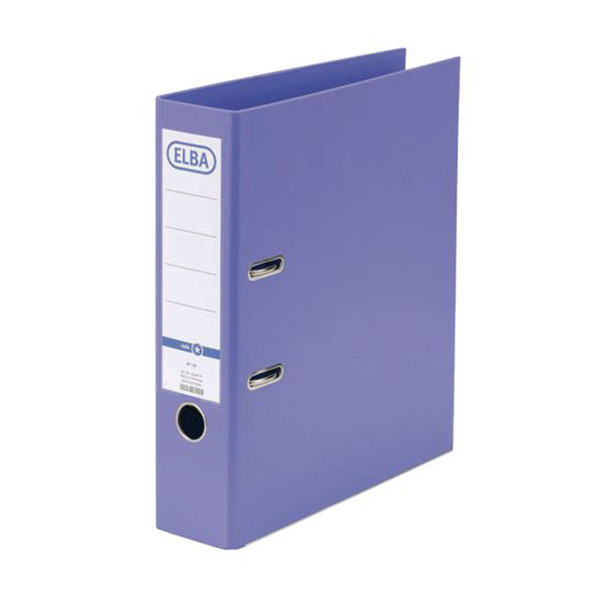 Elba A4 lever arch file | Elba Smart Pro+ polypropylene | purple 80mm 10-pack 100202167 237677 - 1