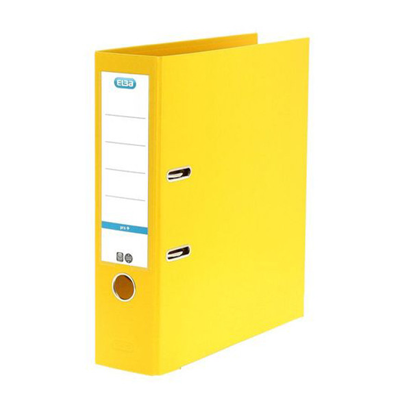 Elba A4 lever arch file | Elba Smart Pro+ polypropylene | yellow 80mm 100202166 237670 - 1