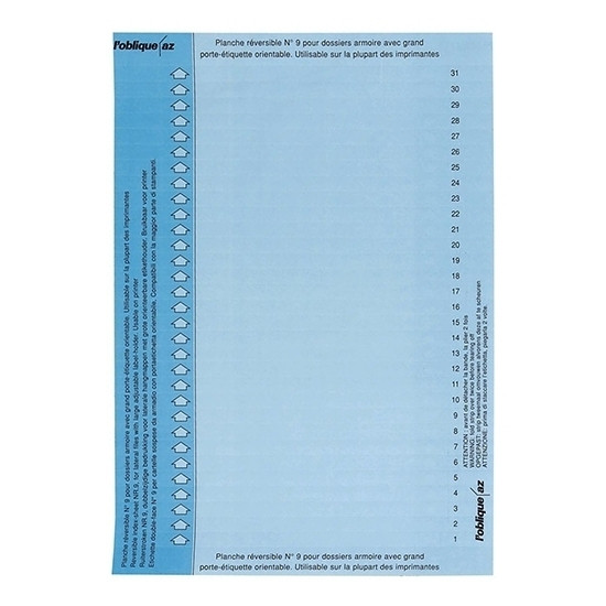 Elba blue Type 9 rider strips (10-sheets) 237599 Elba blue Type 9 rider strips (10-sheets) 237599 - 1