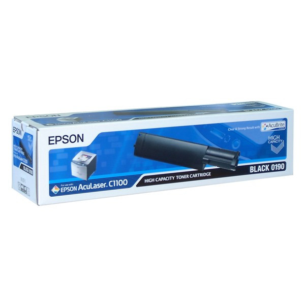 Epson 0190  black toner, (S050190) (original Epson) C13S050190 027775 - 1