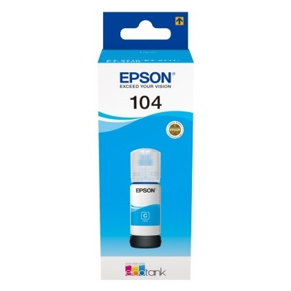 Epson 104 cyan ink tank (original Epson) C13T00P240 052084 - 1