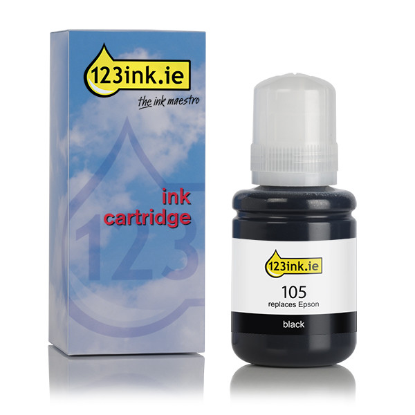 Epson 105 black ink tank (123ink version) C13T00Q140C 027161 - 1