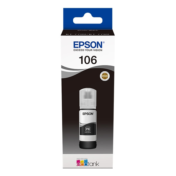 Epson 106 photo black ink tank (original) C13T00R140 027162 - 1