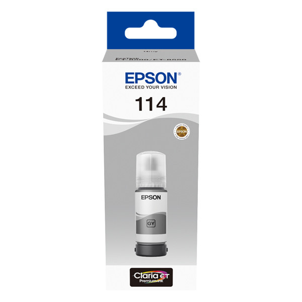 Epson 114 grey ink tank (original Epson) C13T07B540 083600 - 1