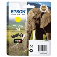 Epson 24 (T2424) yellow ink cartridge (original Epson) C13T24244010 C13T24244012 026582