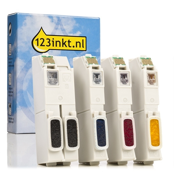 Epson 26 (T2616) BK/C/M/Y ink cartridge 4-pack (123ink version) C13T26164010C 110808 - 1