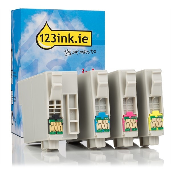 Epson 34 (T346) BK/C/M/Y ink cartridge 4-pack (123ink version) C13T34664010C 127049 - 1