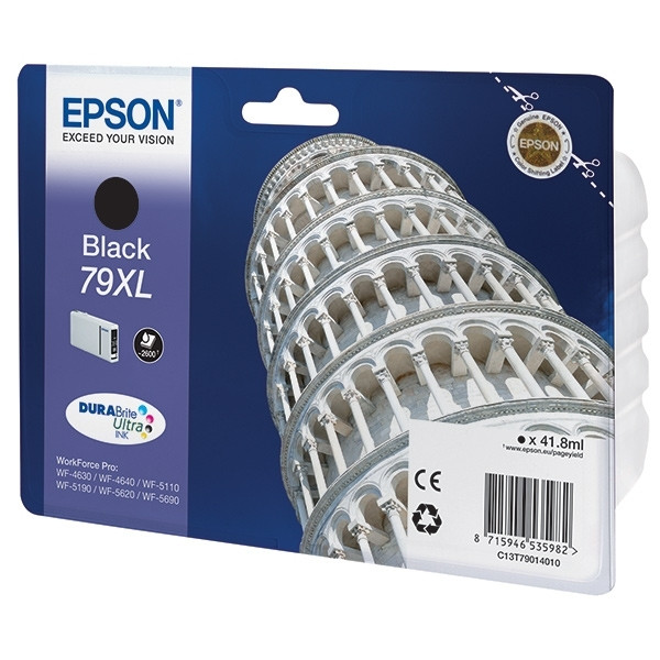 Epson 79XL (T7901) high capacity black ink cartridge (original) C13T79014010 026652 - 1