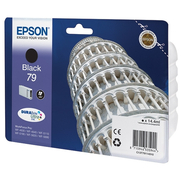 Epson 79 (T7911) black ink cartridge (original) C13T79114010 026644 - 1