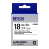 Epson LK-5WBN black on white tape, 18mm (original  Epson)