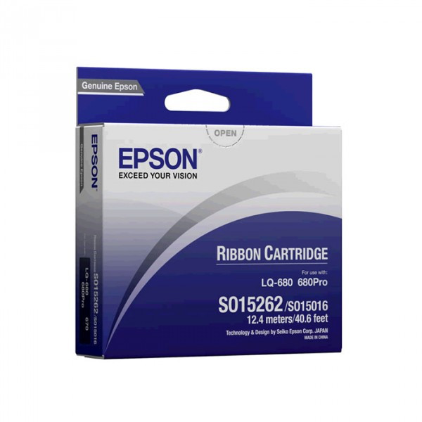 Epson S015262 black ribbon (original Epson) C13S015262 080080 - 1