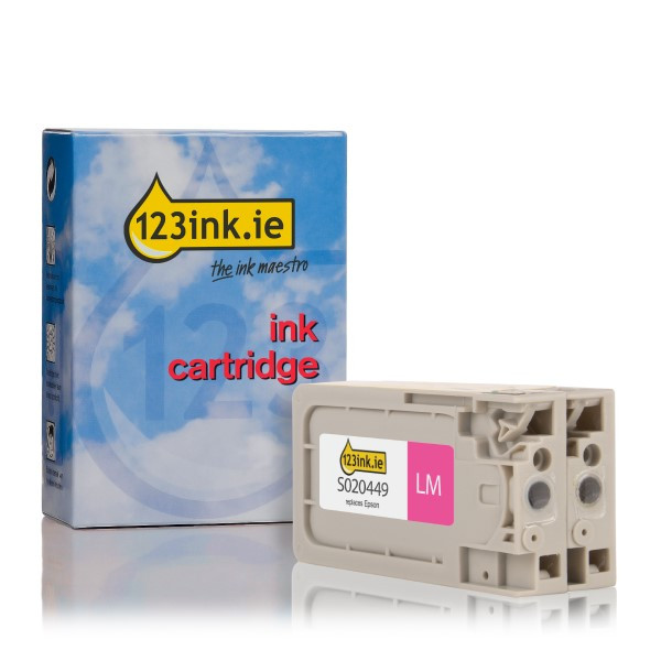 Epson S020449 light magenta ink cartridge  PJIC3(LM) (123ink version) C13S020449C C13S020690C 026383 - 1