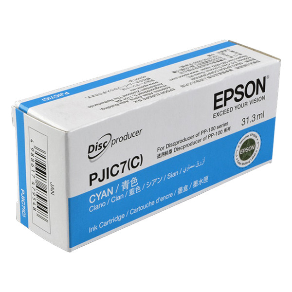 Epson S020688 cyan ink cartridge PJIC7(C) (original Epson) C13S020688 027210 - 1