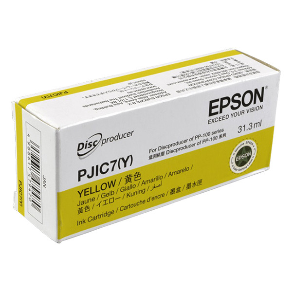 Epson S020692 yellow ink cartridge PJIC7(Y) (original Epson) C13S020692 027214 - 1