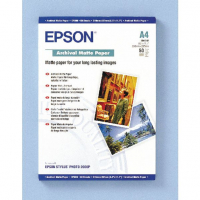 Epson S041342 A4 Archival matte photo paper, 192gsm (50 sheets) C13S041342 064610