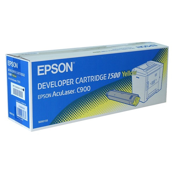 Epson S050155 yellow toner (original Epson) C13S050155 027366 - 1