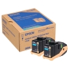 Epson S050608 cyan toner 2-pack (original Epson)