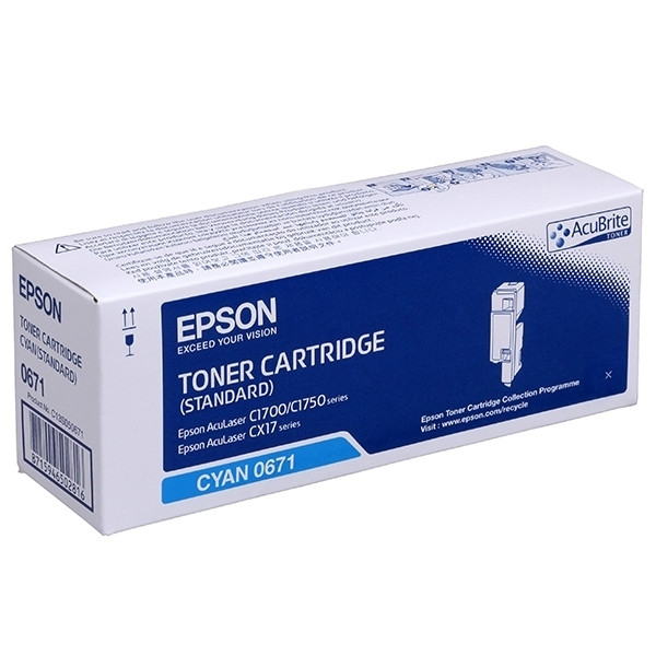 Epson S050671 cyan toner (original Epson) C13S050671 028266 - 1