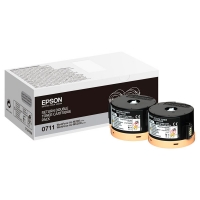 Epson S050711 black toner 2-pack (original) C13S050711 052034