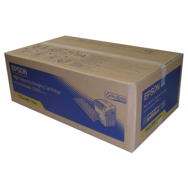 Epson S051124 high capacity yellow toner (original Epson) C13S051124 028095 - 1