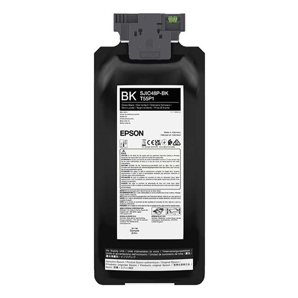 Epson SJIC48P-K black ink cartridge (original Epson) C13T55P140 083694 - 1