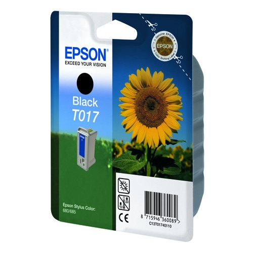 Epson T017 black ink cartridge (original Epson) C13T01740110 020540 - 1