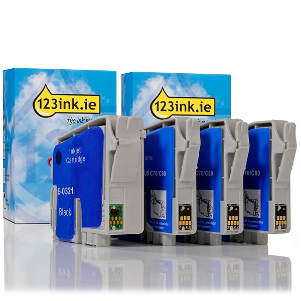 Epson T0321/2/3/4 series 4-pack (123ink version)  110450 - 1