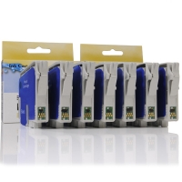 Epson T0342-T0348 7-pack (123ink version) C13T03424010C C13T03434010C C13T03444010C C13T03454010C C13T03464010C 110531