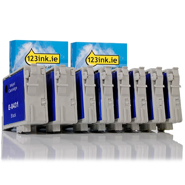 Epson T0431/442/3/4 series 8-pack (123ink version)  110540 - 1