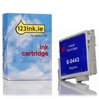 Epson T0443 high capacity magenta ink cartridge (123ink version)