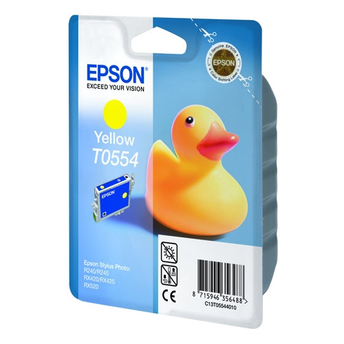 Epson T0554 yellow ink cartridge (original Epson) C13T05544010 022890 - 1