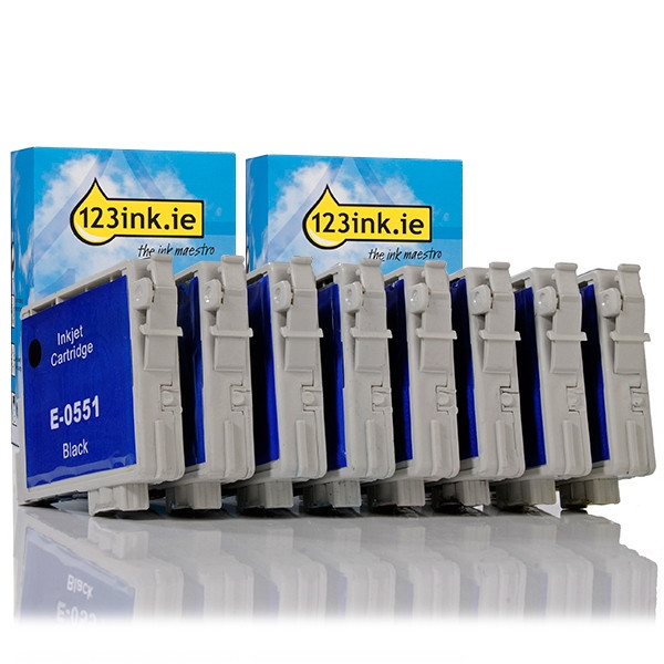 Epson T0556 cartridge 8-pack (123ink version) C13T05514010C C13T05524010C C13T05534010C C13T05544010C 110601 - 1