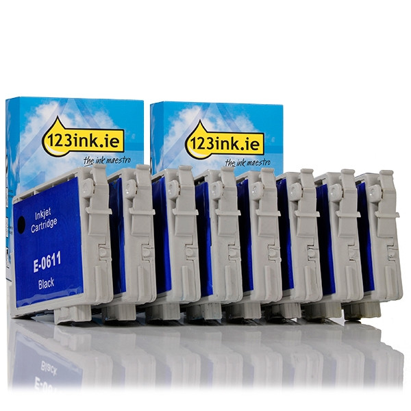 Epson T0615 multipack of 8 cartridges (123ink version) C13T06154010C 110610 - 1