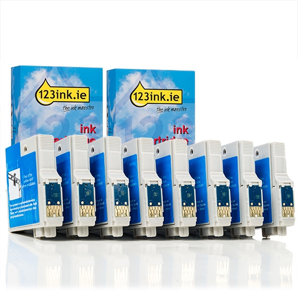 Epson T159-series 8-pack (123ink version) C13T15904010C C13T15914010C C13T15924010C C13T15934010C C13T15944010C 110806 - 1