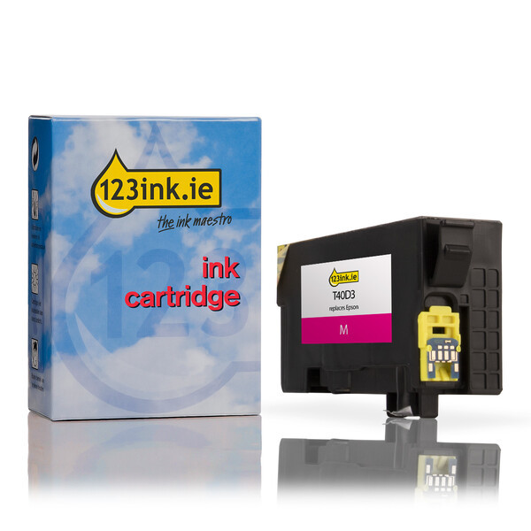 Epson T40D3 magenta high capacity ink cartridge (123ink version) C13T40D340C 083421 - 1