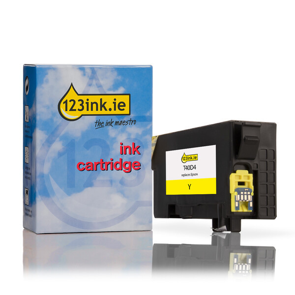 Epson T40D4 yellow high capacity ink cartridge (123ink version) C13T40D440C 083423 - 1