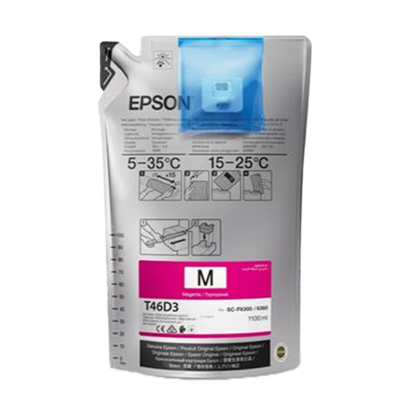 Epson T46D340 magenta ink cartridge (original Epson) C13T46D340 083470 - 1