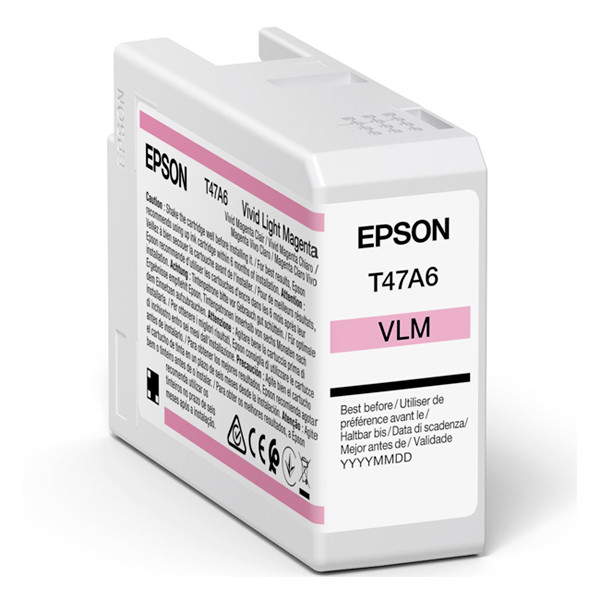 Epson T47A6 light magenta ink cartridge (original) C13T47A600 083520 - 1