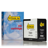 Epson T5801 photo black ink cartridge (123ink version)