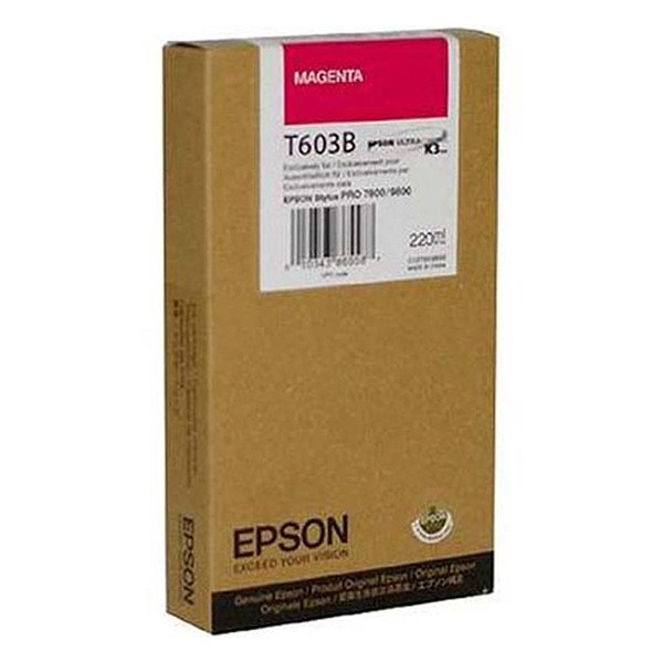 Epson T603B high capacity magenta ink cartridge (original Epson) C13T603B00 026118 - 1