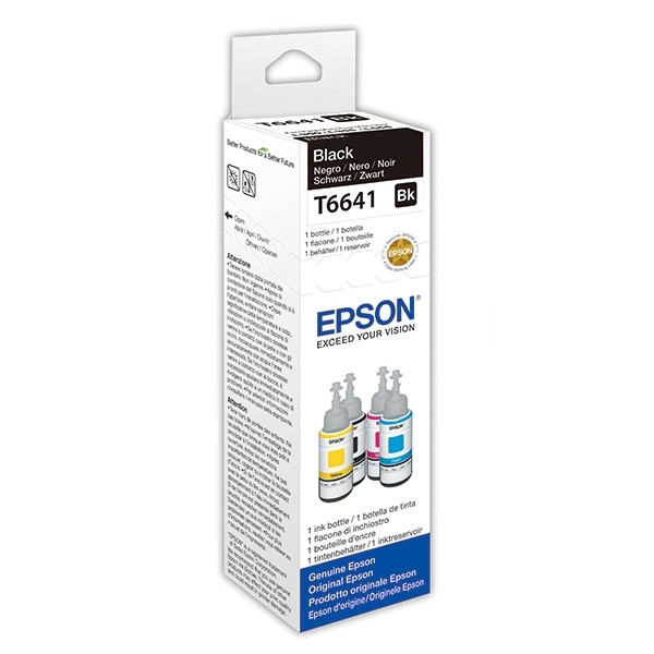 Epson T6641 black ink tank (original Epson) C13T664140 026748 - 1