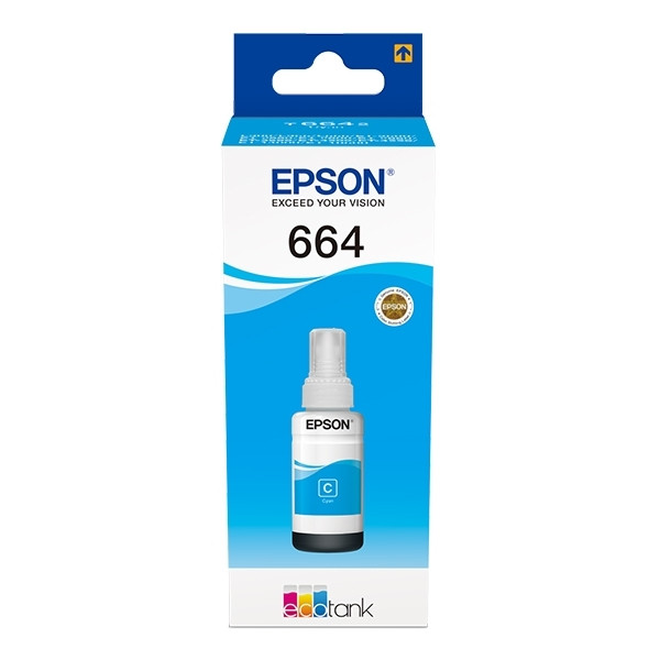 Epson T6642 cyan ink tank (original Epson) C13T664240 026750 - 1