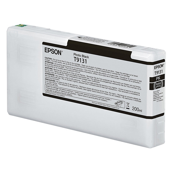 Epson T9131 photo black ink cartridge (original Epson) C13T913100 026986 - 1