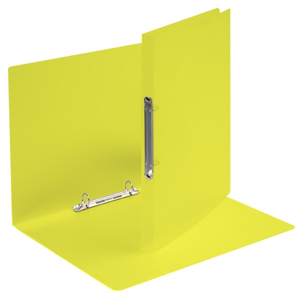 Esselte 10918 yellow transparent ring binder, 25mm 10918 203203 - 1