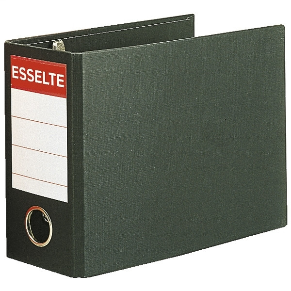 Esselte 16x15cm bank giro binder | Esselte 10018 plastic | black 80mm 10018 203754 - 1