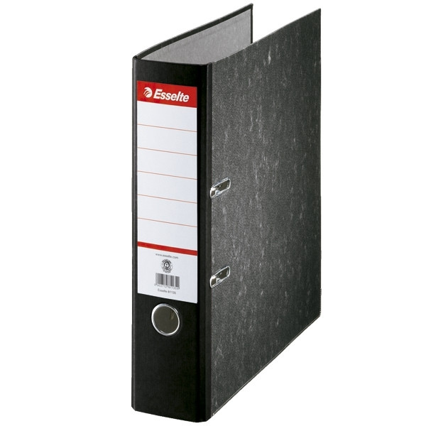 Esselte A4 lever arch file | Esselte 46997 cardboard | black 75mm 46997 203756 - 1