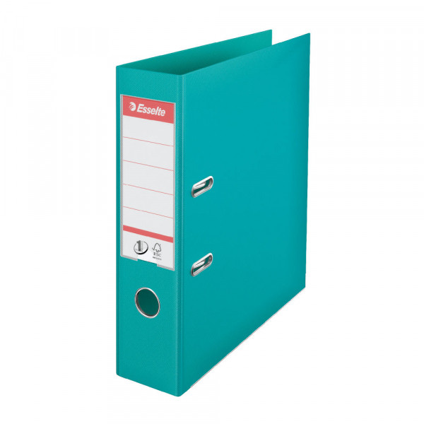 Esselte A4 lever arch file | Esselte ES06581 plastic | turquoise 75mm 811550 227529 - 1