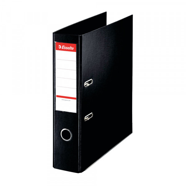 Esselte A4 lever arch file | Esselte ES80663 plastic | black 75mm 811370 227541 - 1